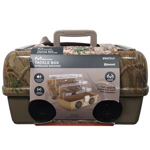 Realtree Tackle‎ Box Wireless Speaker Unisex OS Camo Bluetooth Vivitar 11871